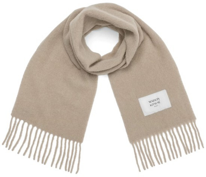 메종키츠네 알파카 머플러 LW06206WA0022 P255