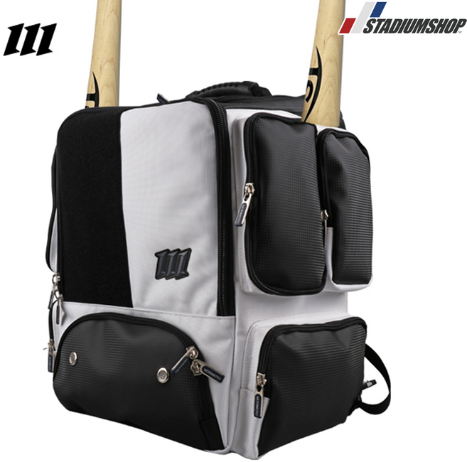 모리모토 유소년 디바이더 스포츠 백팩 야구 가방, 화이트, 1개