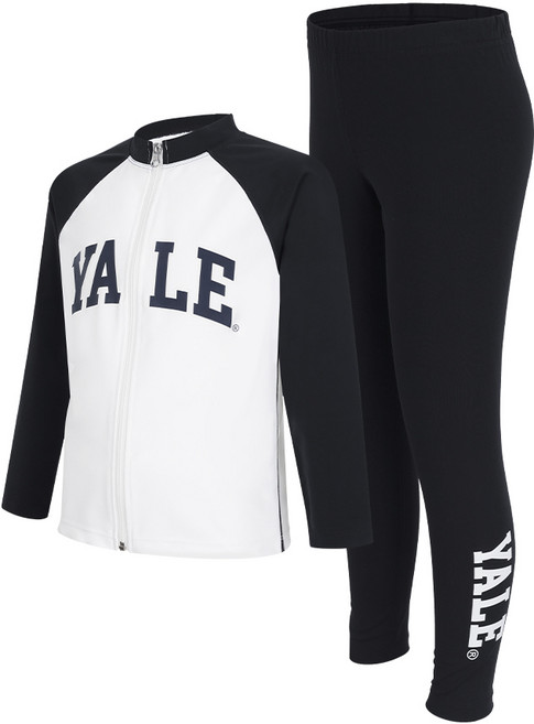 예일 키즈 아동 키즈 주니어 래쉬가드 집업 상하의 세트 23YMAQ222