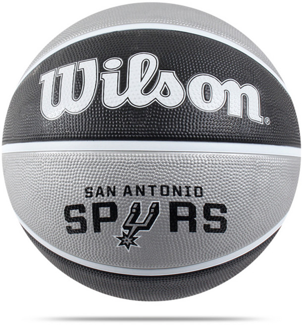 윌슨 NBA TEAM TRIBUTE 농구공 샌안토니오 스퍼스, WTB1300XBSAN, 1개