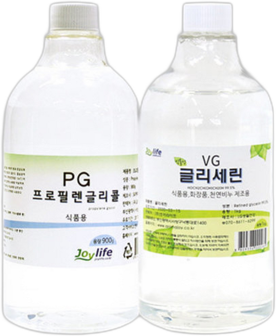 PG VG 세트 프로필렌글리콜 + 글리세린, 1개, 1kg