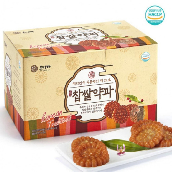 설선물 단체 호정가 찹쌀 약과세트 3KG 약 80개입 단체 답례품, 1개