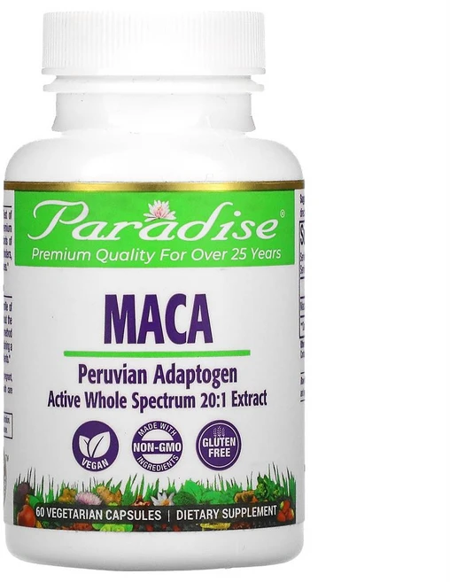 (2개) 파라다이스 허브 마카 60캡슐, 2팩, 60정 - 쿠팡