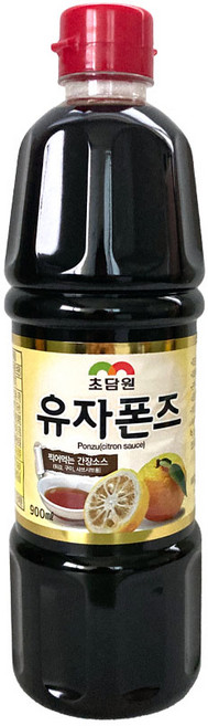 푸드올마켓_ 초담원 유자폰즈 900ml, 1개