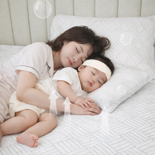 여름 냉감패드 아기 유아 성인 공용 침대패드 쿨매트