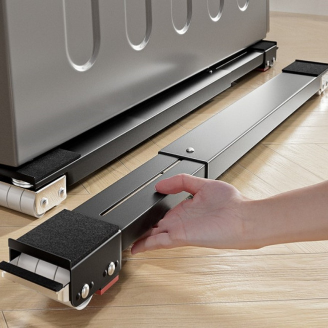 가구이동 바퀴 길이조절 만능 지렛대 세탁기 운반이동, 1개