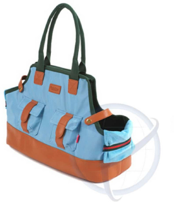 반려견 월튼 펫 백 블루 강아지슬링백, 1개