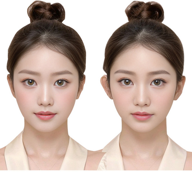 소보치 누운 귀 교정 테이프 엘프 귀 스티커, 60개, 반투명