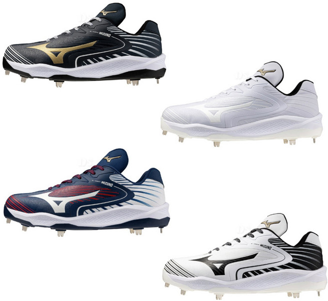 미즈노 엘리트 징스파이크 와이드 일체형징 야구화 11GM254