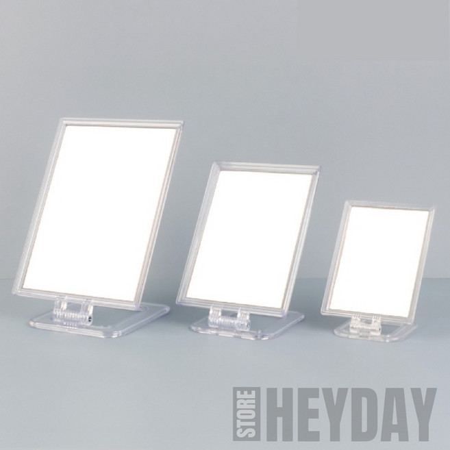 반투명 탁상 사각거울 탁자거울, 투명