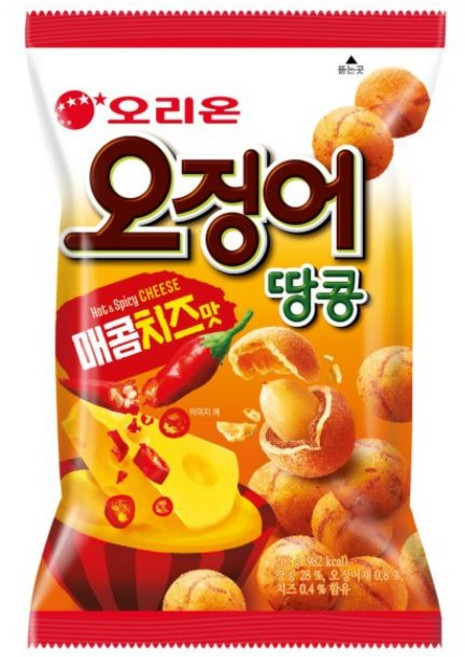 정성들여 제대로 구운 40년 전통의 맛 오징어땅콩 매콤치즈맛 202g 10개