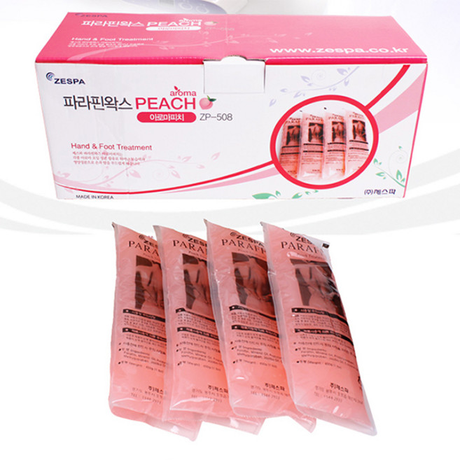 [제스파] 파라핀왁스 아로마 피치 (4개입/BOX) ZP509P - 리필용, 1박스