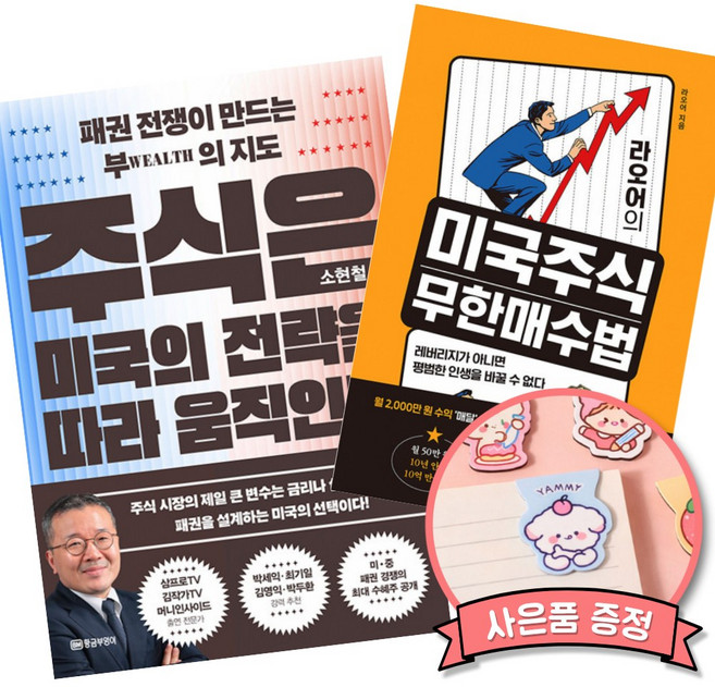 (베스트셀러) 주식은 미국의 전략을 따라 움직인다 + 라오어의 미국주식 무한매수법 (전2권)