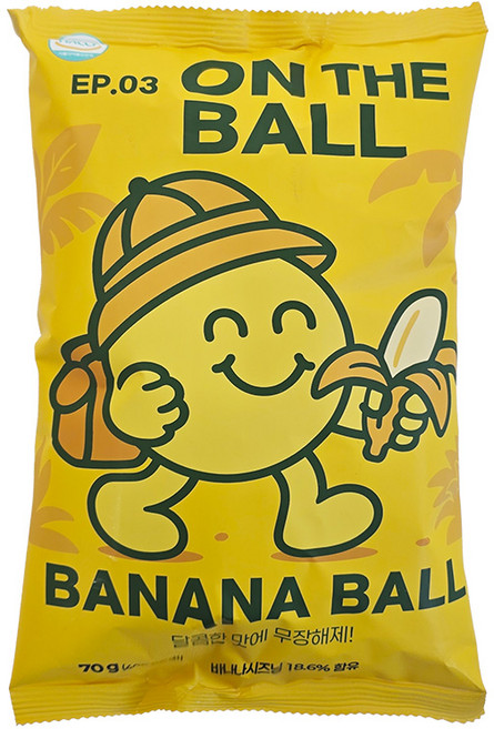 바나나볼과자70g, 1개, 70g