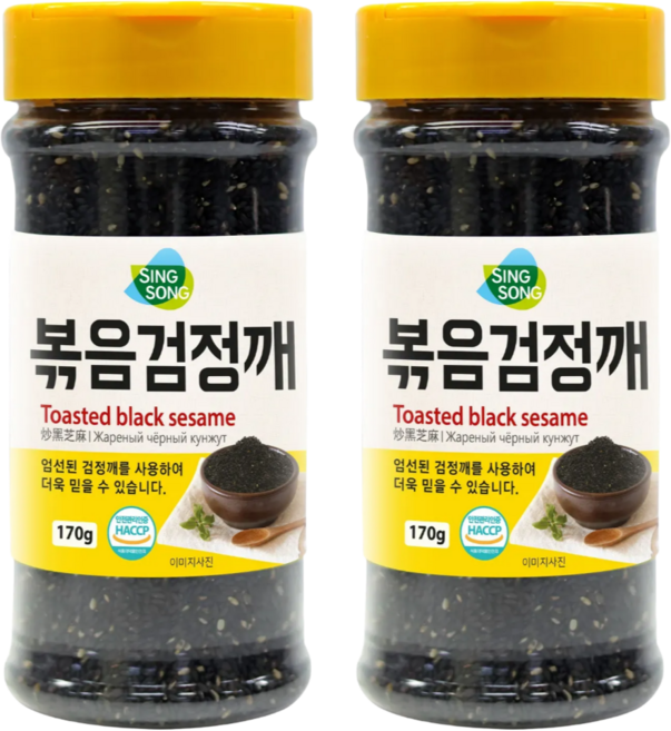 신송 볶음검정깨 170G, 2개
