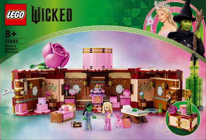 레고 위키드 75683 글린다와 엘파바의 기숙사, 혼합색상, 1개