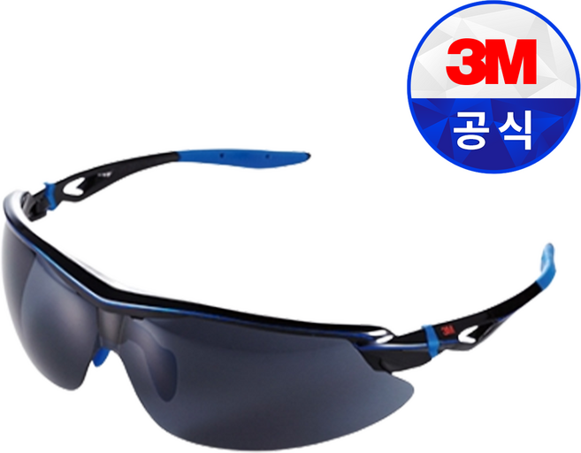 [3M] 보안경 AP-302 스포츠용 자외선차단 유색, 검정, 1개