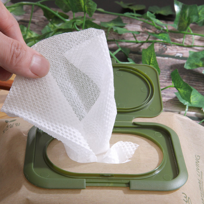 자연살림 캠핑 주방 일회용 베이킹소다 안심수세미, 6개