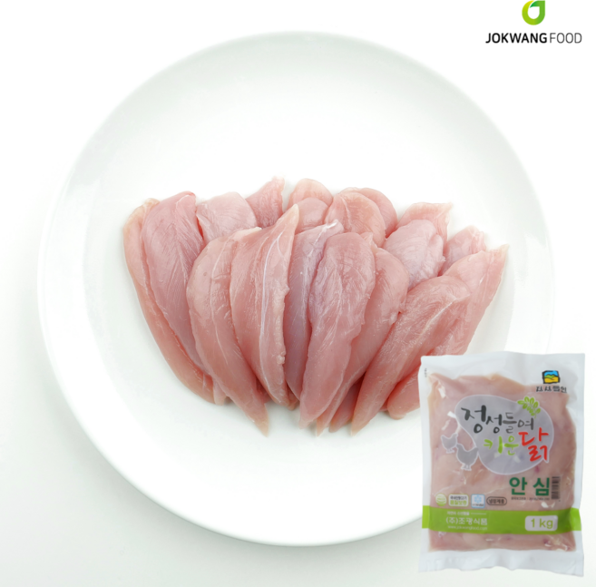 부드러운 닭안심살 1kg 국내산 닭안심 안심살, (냉장) 안심살 1kg, 1개