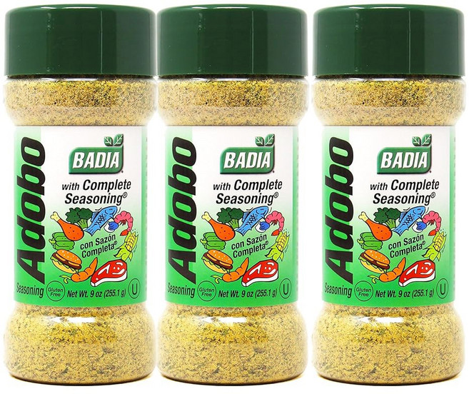 Badia Adobo 컴플리트 시즈닝 포함 255.1g(9온스) - Palatize 3개, 255.1g