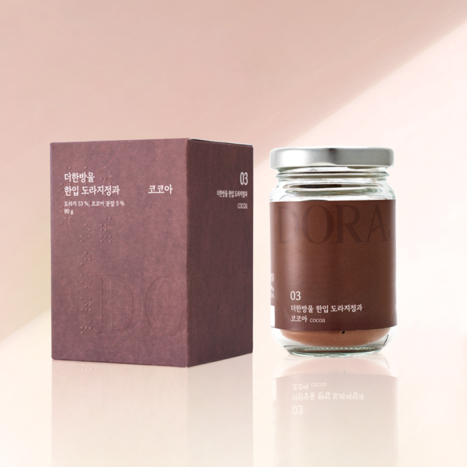 더한방울 한입 도라지정과 (90gx1병), 코코아