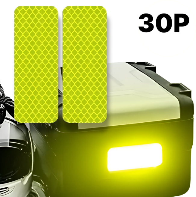 보고상점 오토바이 야간 반사스티커, 형광, 30P