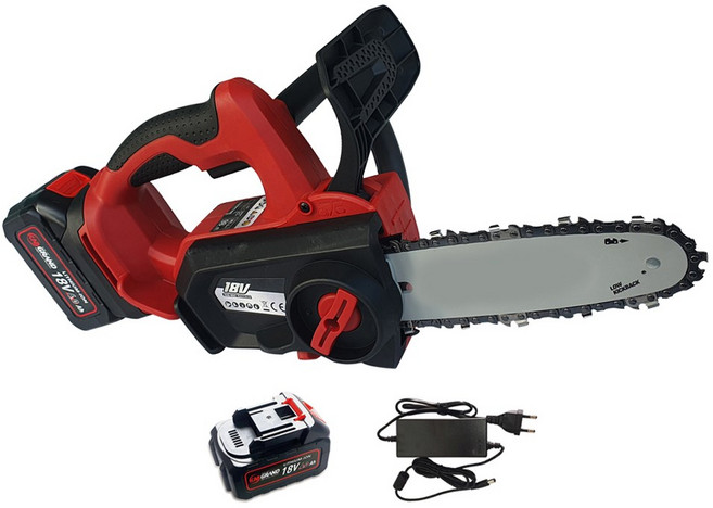 KM그랜드 KMC-2040 8인치 미니 충전 체인 톱 국산 배터리 세트 전기, 1개