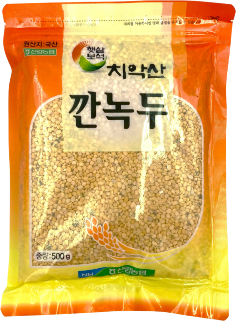 농협 [25년산 햇곡] 치악산 국산 깐녹두, 1개, 500g