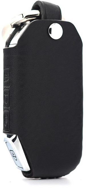 더뉴 레이 스마트키가죽케이스 PK14 키홀더 키링 2023년식~, 미네르바복스 블랙