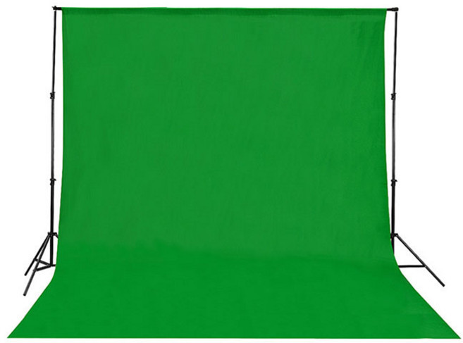 크로마키 배경천 개인방송, 1개, 모델C (그린 2M x 3M)