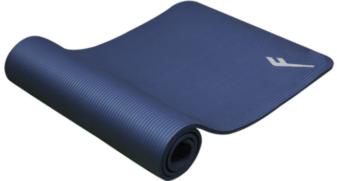 프로스펙스 NBR 두꺼운 13mm 요가매트 스트랩포함, 네이비, 1개