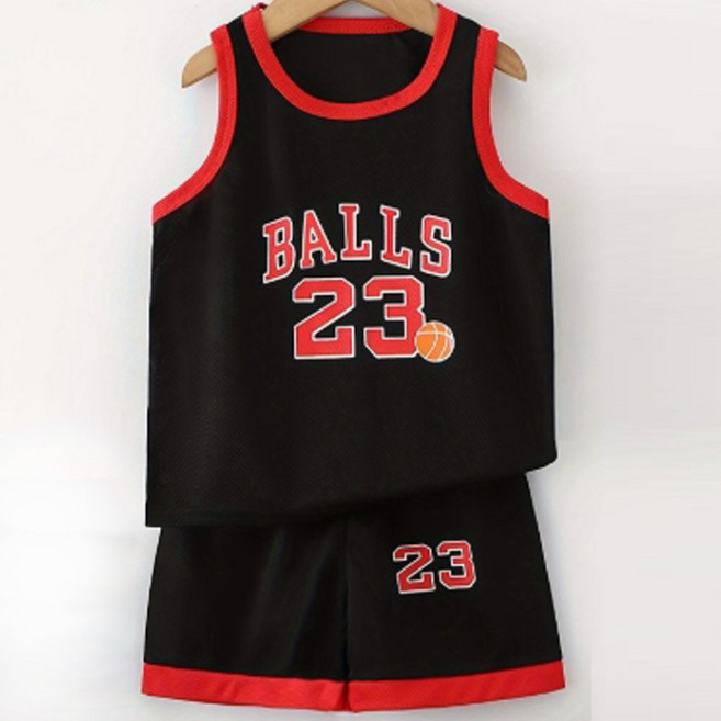 키즈 남아 초등 반바지 여름옷 반팔 세트 여름 트레이이복 농구복 스타일 키즈