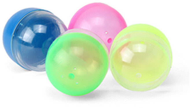 클래식 캡슐뽑기기계 가챠머신 사탕 토이미니어처 가챠샵 캡슐토이 사탕뽑기 문방구 뽑기, 국내배송[2시이전당일발송], 반투명컬러캡슐(중)120개, 1개