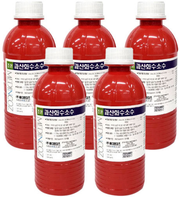 조은 과산화수소수 250ml, 5개