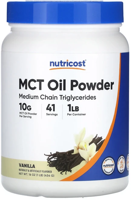 절실히 몸관리가필요한시기 Nutricost MCT 오일 분말 바닐라 454g(16oz) 프리미엄할인상품입니다, 454g, 1개 - 쿠팡