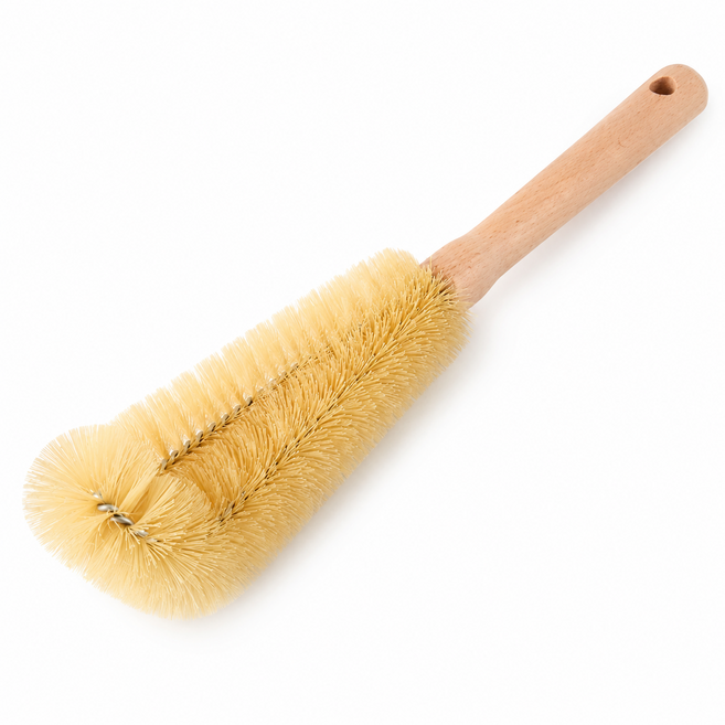 타본 병 세척솔 긴손잡이 물병 텀블러 유리병 브러쉬 30cm, 1개, 우드