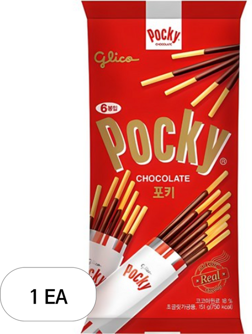 포키 초콜릿 6p, 151g, 1개
