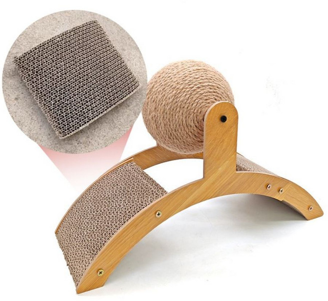 라피아노 스크래쳐 리필 5개, 1개, 브라운