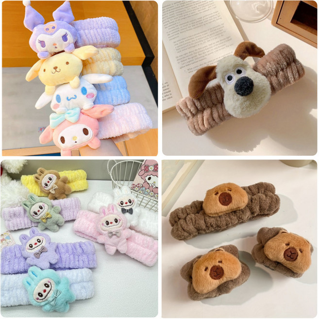 [당일출고] 산리오세안밴드 산리오헤어밴드 산리오머리띠 세안밴드, 마이멜로디, 1개