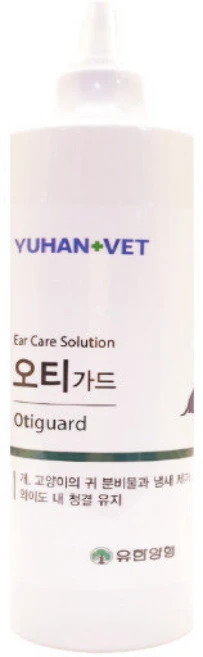 오티가드 개 고양이 무자극 강력 귀세정제, 성보펫헬스케어오티가드 강아지 고양이 무자극 대용량 강력, 1개, 500ml - 쿠팡