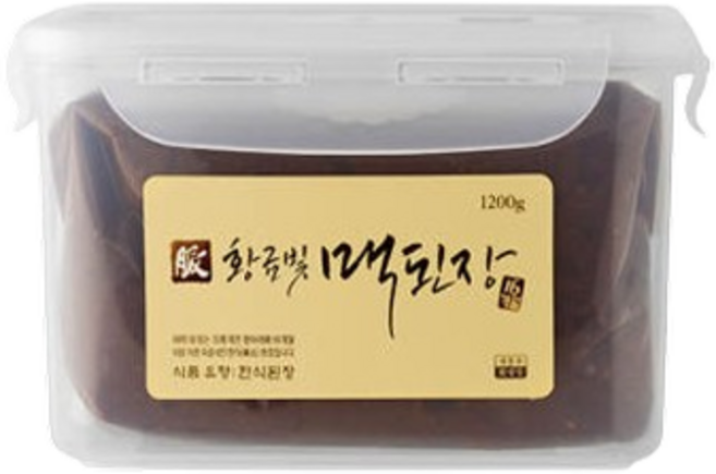 전통식품 한국맥꾸룸 황금빛 맥된장1.2kg 시골 재래식 한식 전통 집 된장, 1.2kg, 1개