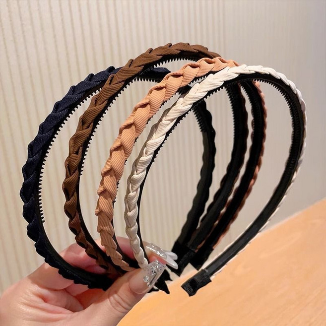 앞머리 고정 4P 세안용 헤어밴드 여성 데일리 고급 머리띠 FS123