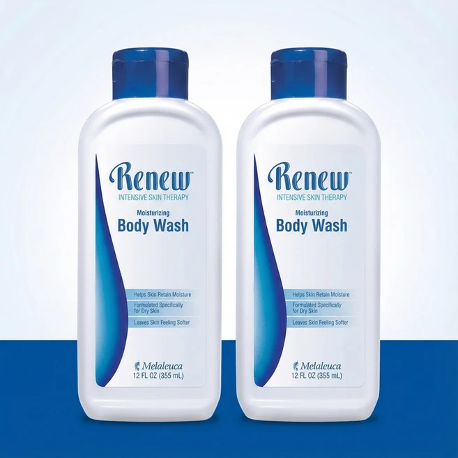 1+1 멜라루카 리뉴 인텐시브 스킨 테라피 모이스처라이징 바디워시, 355ml, 2개 - 쿠팡