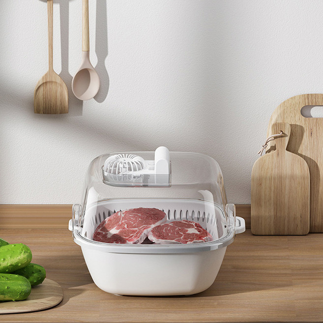 4in1 생선 고기 냉동식품 급속 해동기계 음식물 녹이는 기계 건강하고 빠른 해빙기 해동바구니