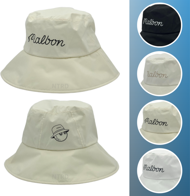 말본 모자 방수 버킷햇 벙거지, 1개, 03.옐로우