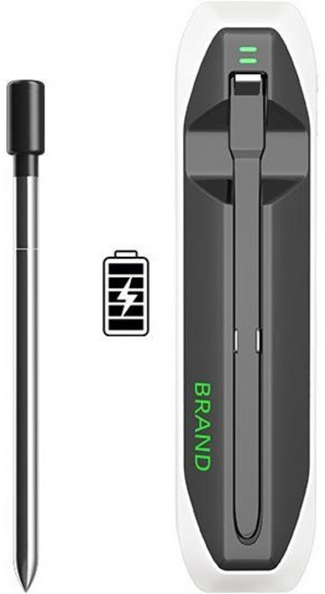 燒烤溫度計 200米距離手機APP防水BBQ藍/牙肉類溫度計 烤箱食品溫度計, 1個, -20~100℃,±1℃