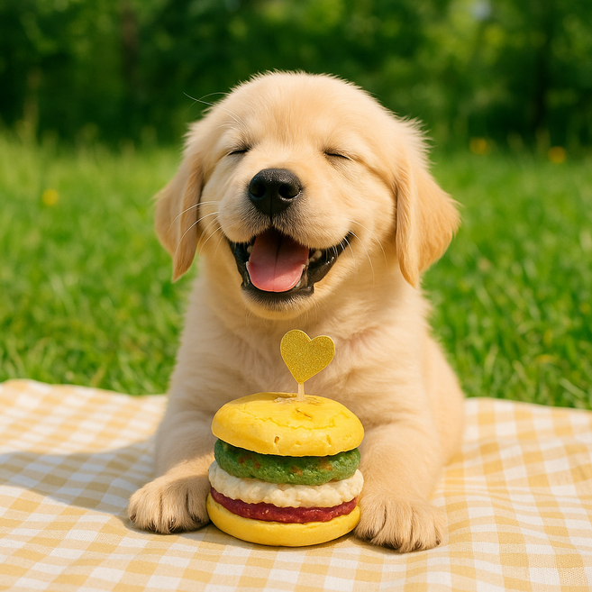 도기머기 강아지 햄버거 치킨맛, 1개, 110g, 닭가슴살