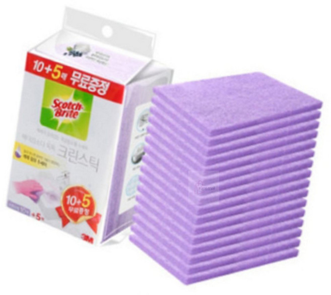 3M 시트타입 수세미 10+5매입