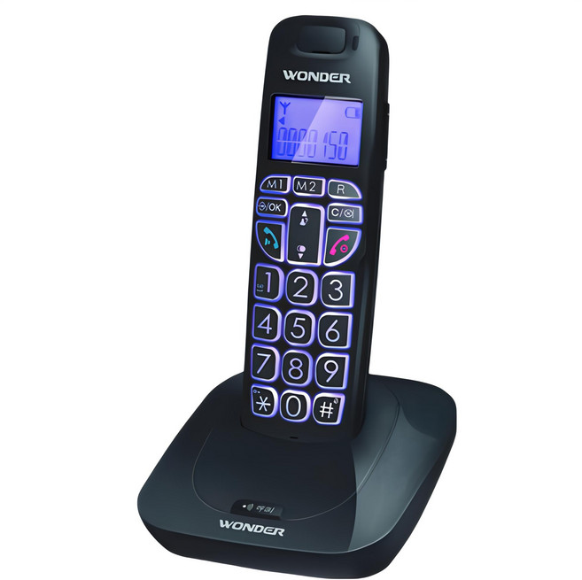 WONDER 旺德 DECT 數位無線大字鍵電話機 WT-D05 (GAP技術)