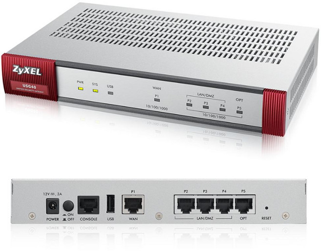 자이젤 자이젤 USG 40 Device only UTM통합보안장비 VPN 라우터 방화벽, 1개